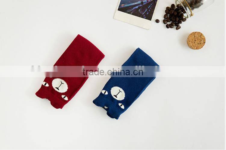 Lovely animal anti-slip cotton infant baby scoks