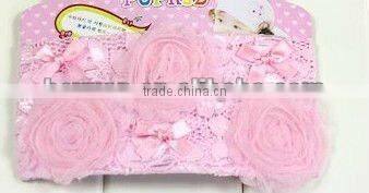 Fashion baby hair accessories knitted flower headband