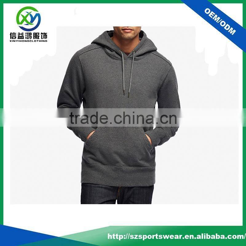 OEM service high quality custom mens black color 100% blank polyester hoodie oversized hoodie