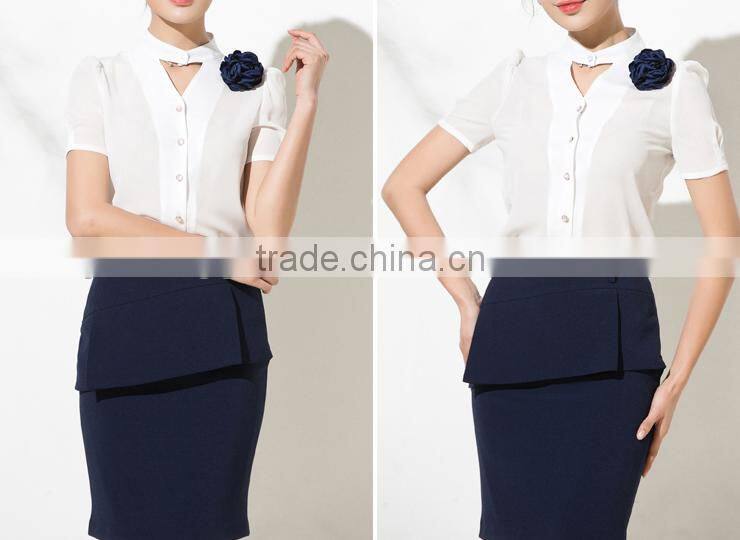 Custom aviation/ Hotel/Bank/office uniform design for women