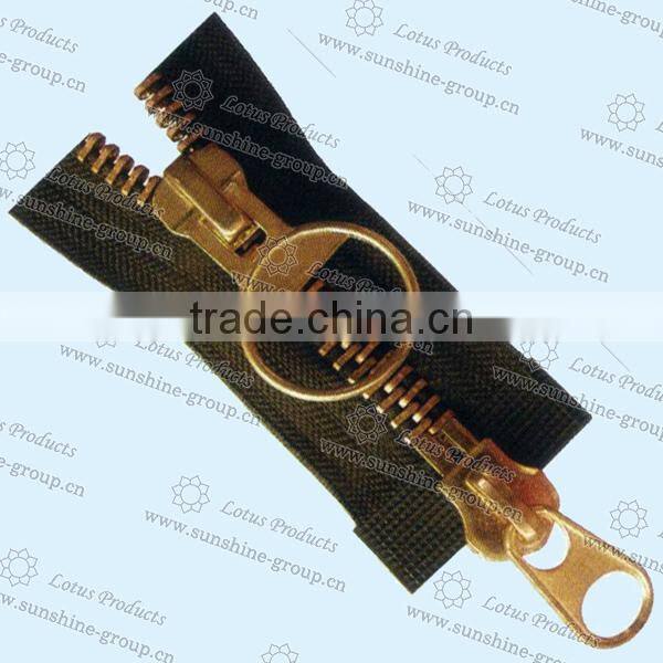 Metal Zipper With Two-way Slider Zipper
