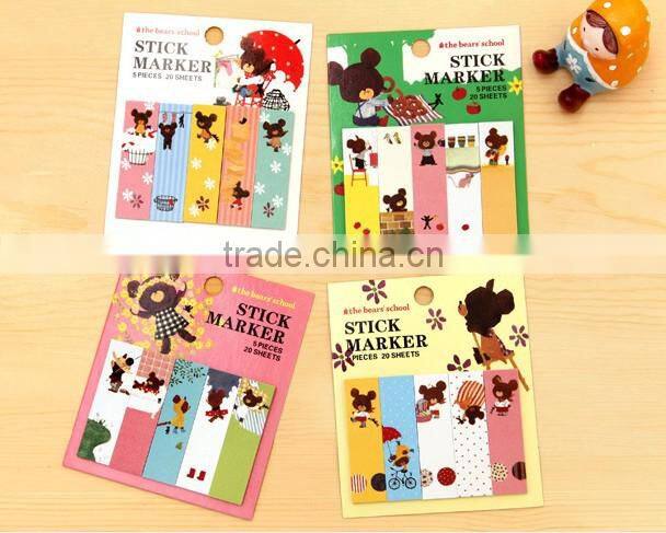 New Style Folded N Time Removable Sticky Notes for Children