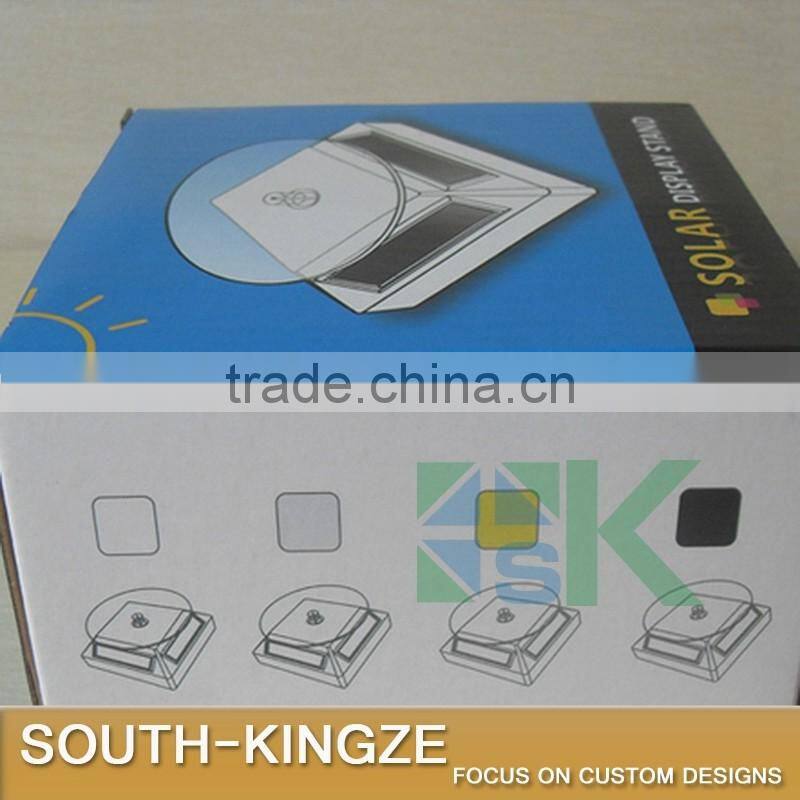 9x9x5cm Square Digital Solar Display Stand