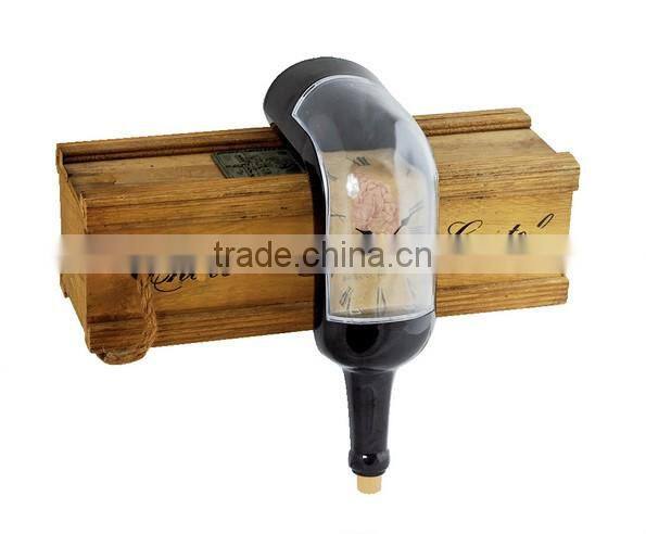 Melting Wine Bottle artistic table clock