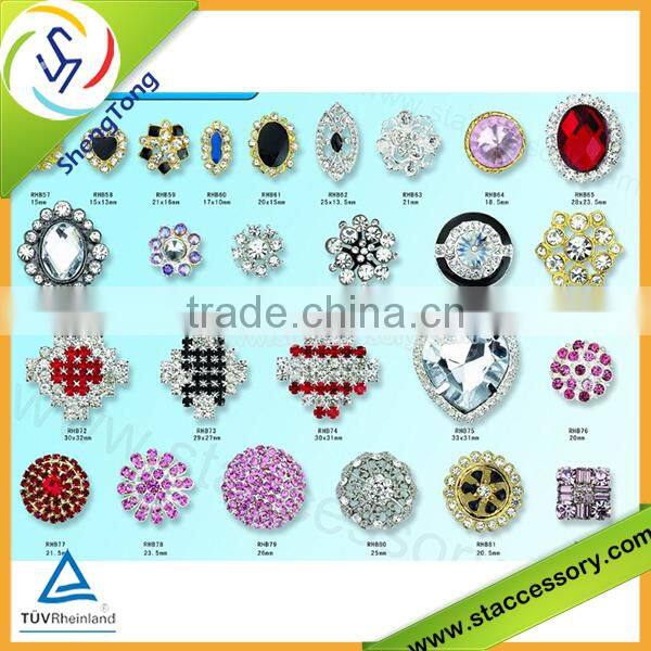 Hot sale crystal rhinestone button