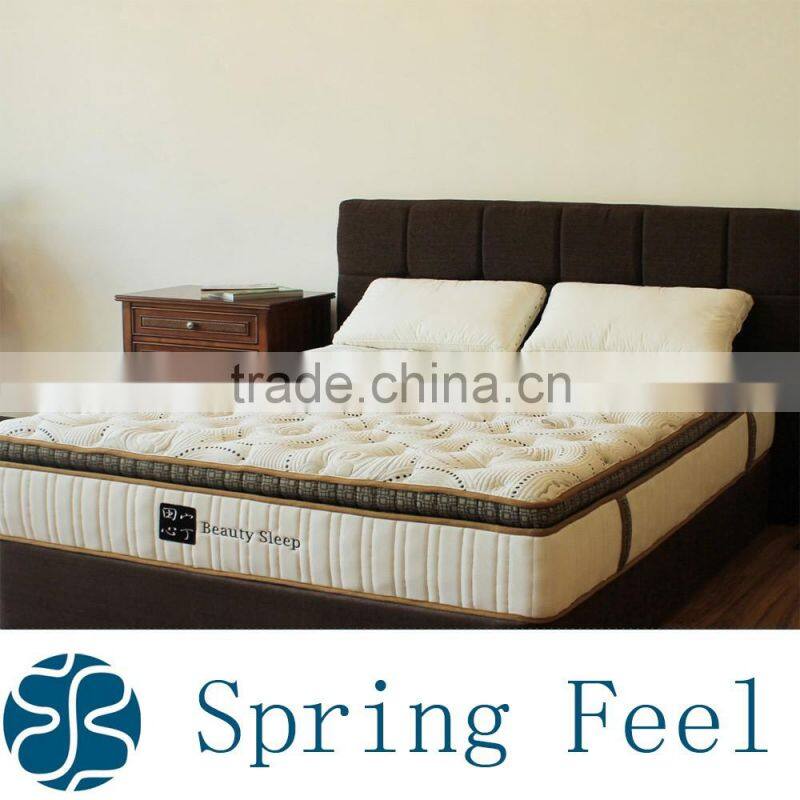 Noble Elegant Euro Top Pocket Spring Mattress for Bedroom Furniture