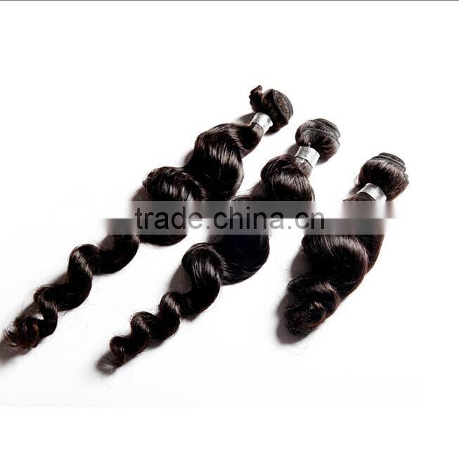 Factory supply 100% human hair extension 8inch Indian temple hair wholesale loose wave 7a virgin hair weaving