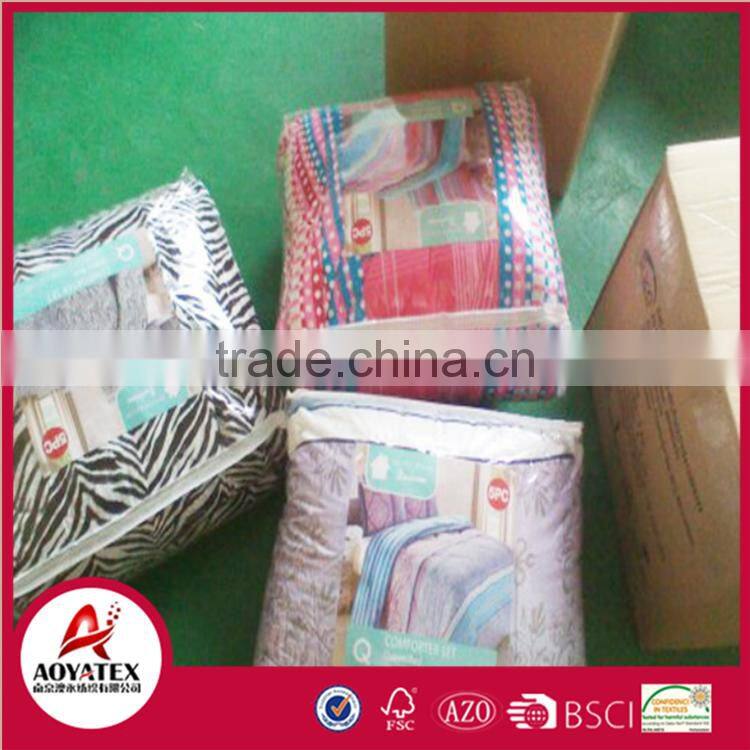 Wholesale Competitive Price Different printing 5pcs comforter set bedding