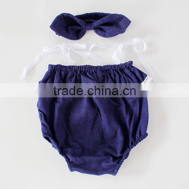 Off Shoulder Blank Romper Baby Newborn Linen Clothes M7061303