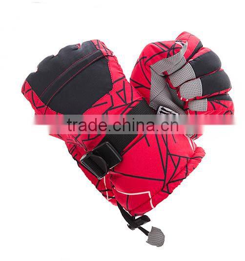 Outdoor sports waterproof winter ski mittens