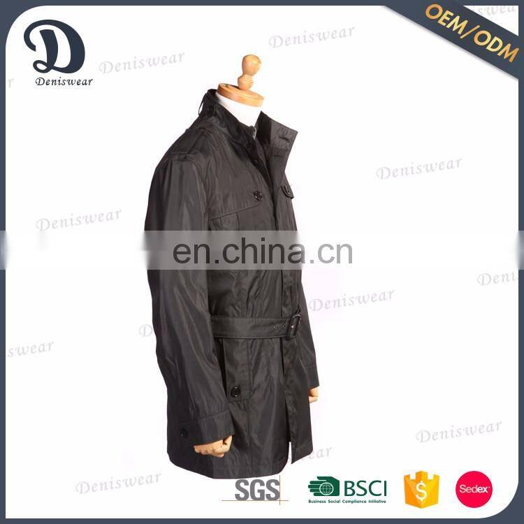 Professional man fashion jacket bomber jacket with belt