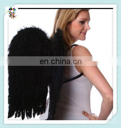 Cheap Party Photo Prop Black Fallen Feather Angel Wings HPC-1750