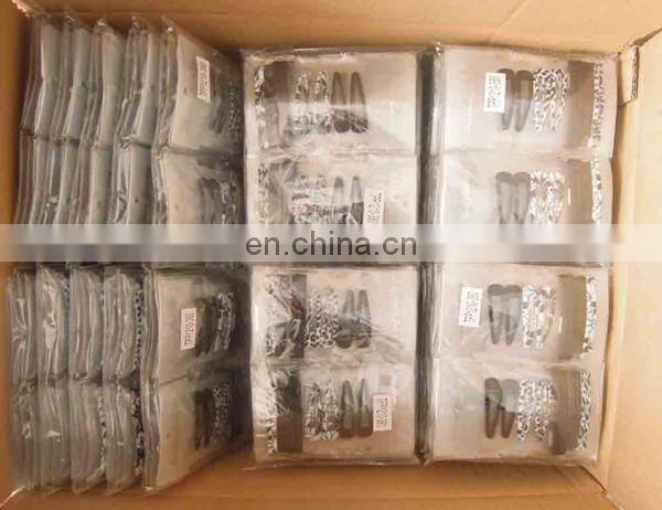 10 Pcs Black/White Tone Dot Print Colour Grip Hair Clip Set