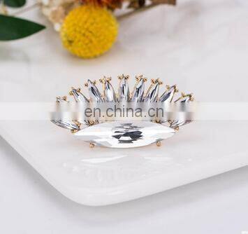 Fashion Vintage Bohemia Big Ring Colorful crstal Exaggerated Decorate Women Party Jewelry