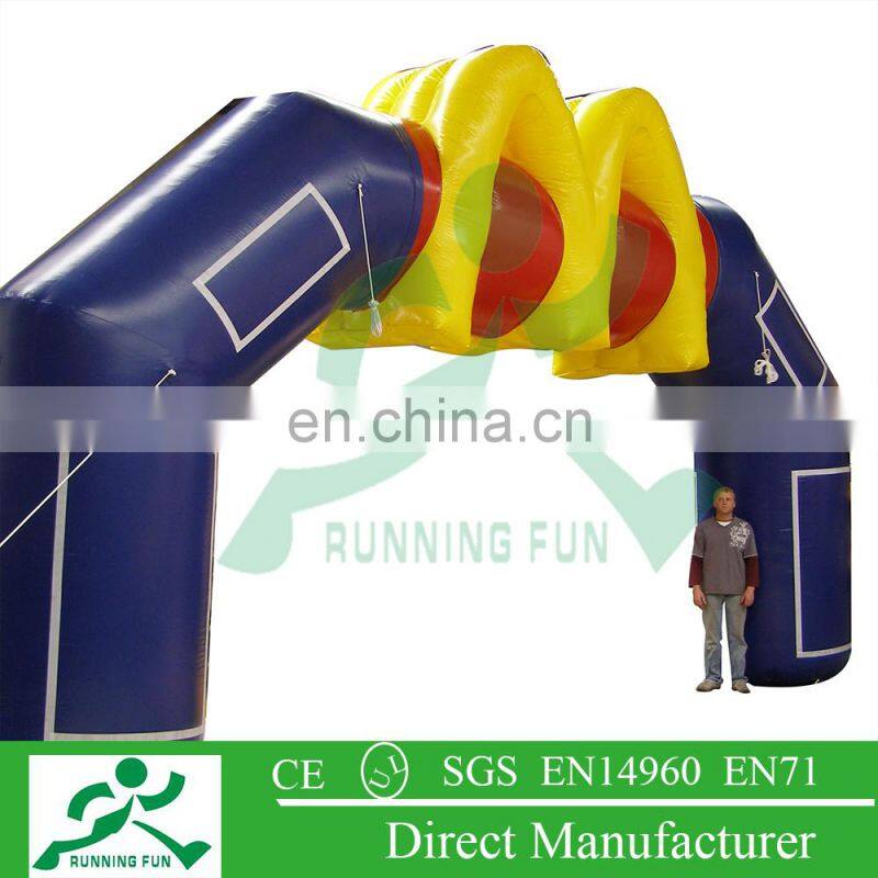 inflatable start finish arch for sport games