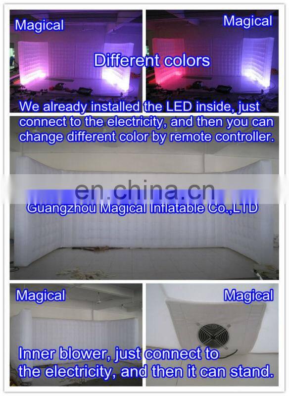 inflatable wall display stand