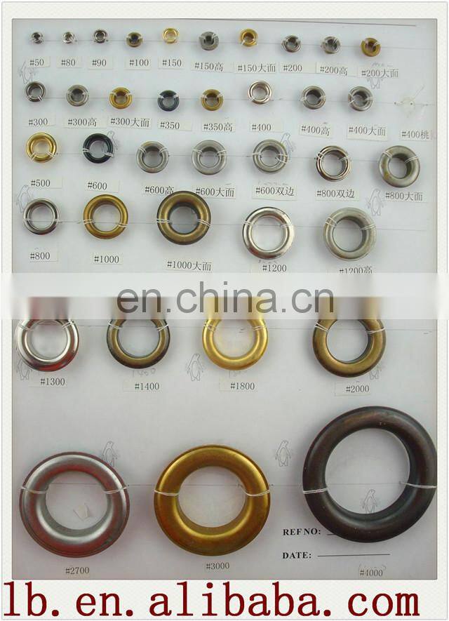 10/30/40/6,28mm fashion silver/gold oval/triangle bulk big/mini brass metal plating alloy eyelets and grommets wholesale for bag