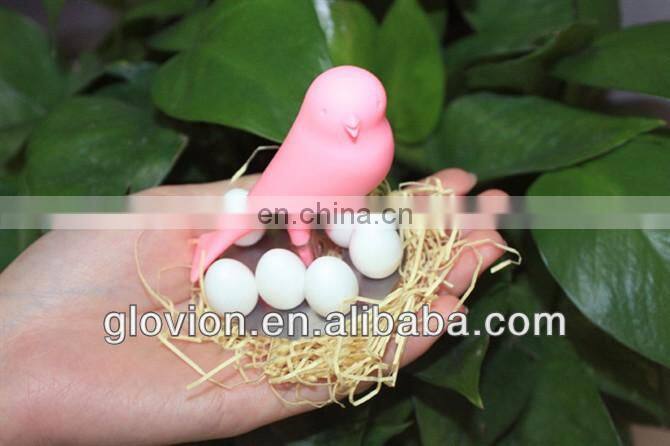 Novelty home decoration cute Bird Holder Set Fridge Magnets small circular magnets