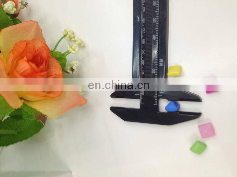 hot sell colorful plasic spike studs glue on clothing bags garment accessories