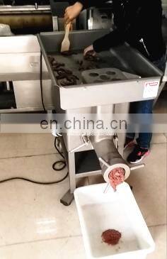 FK-332 Automatic Grinder Type Meat Fish Mincer Paste Making Mincing Machine with table size