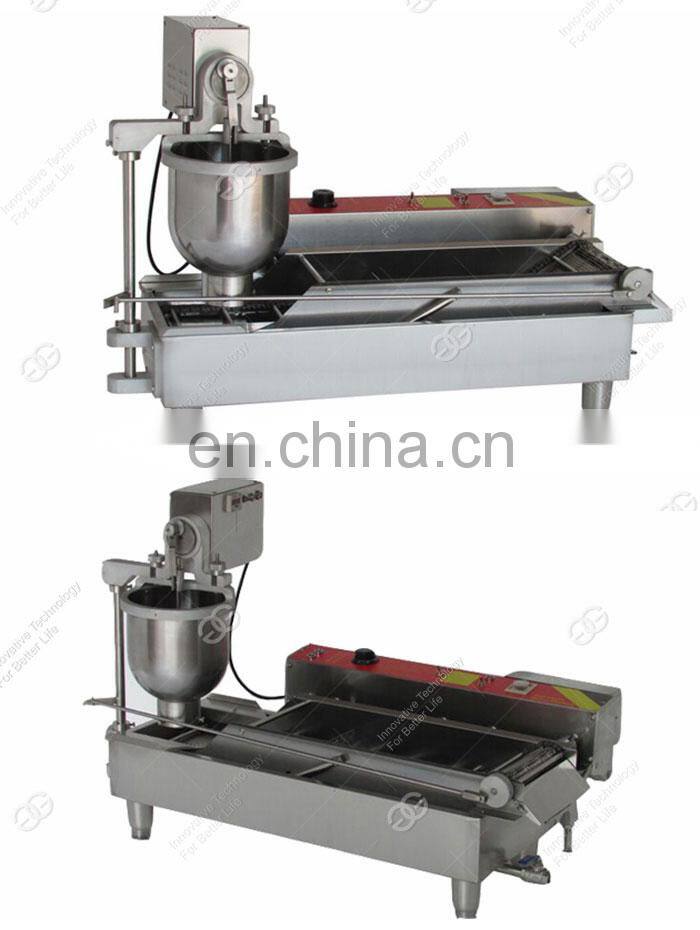 Automatic Sweet Buns Cutter Gas Doughnut Fryer Dim Sum Cake Making Machinery Baked Donut Machine