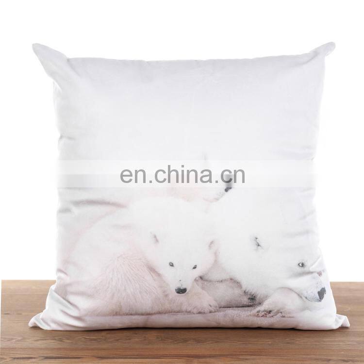 Ins Sofa Cushion Cute Fox Dog Animal Square Decorative Throw Pillows Case Cushion Covers