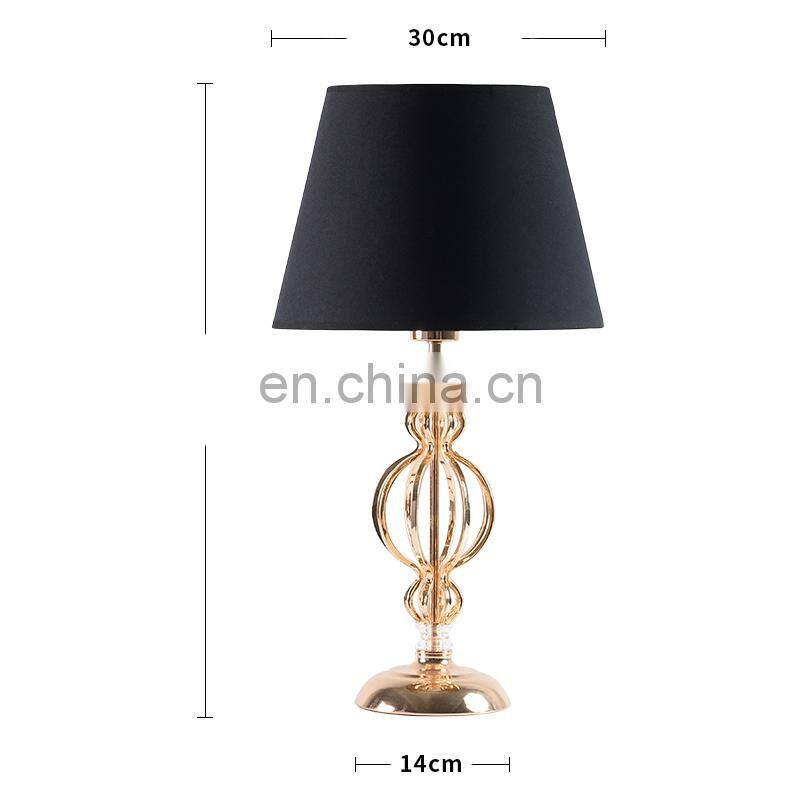 metal table lamp item type and modern style home decoration bedside lamp