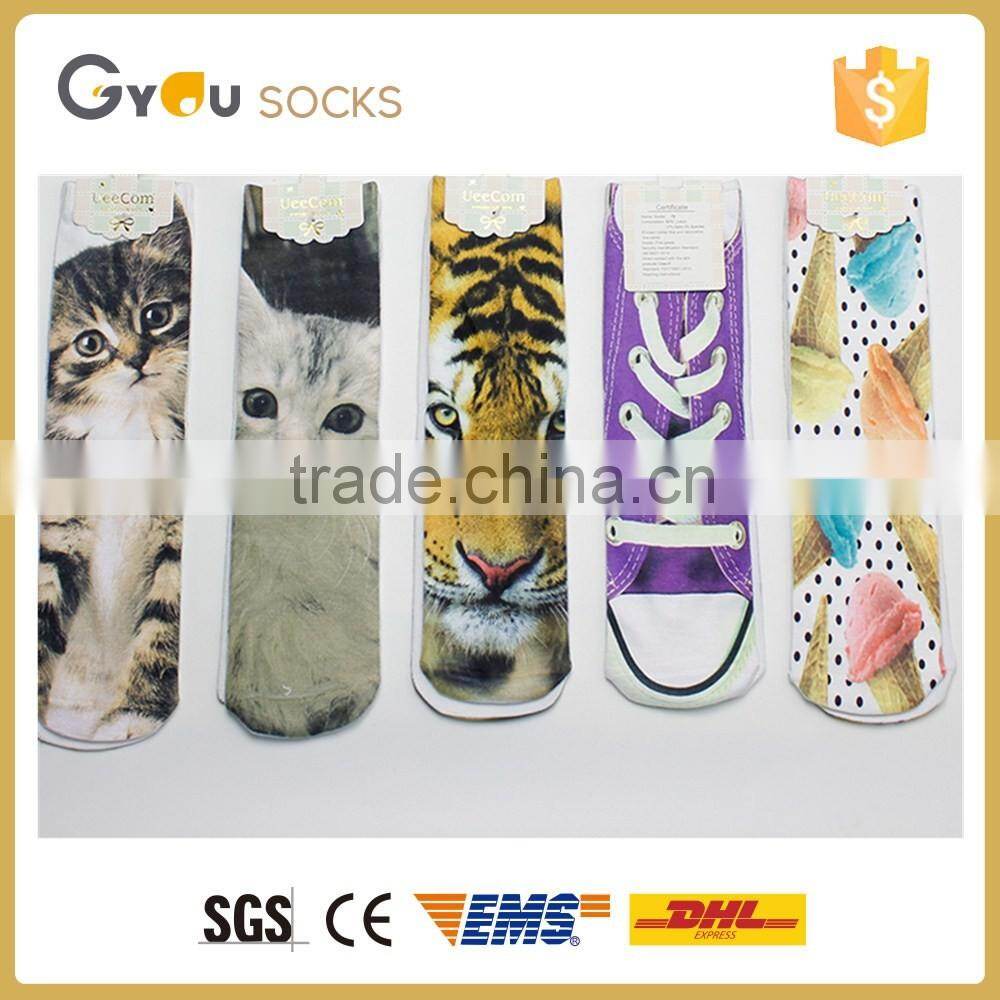 3D Animals pattern Men high quality cotton casual socks