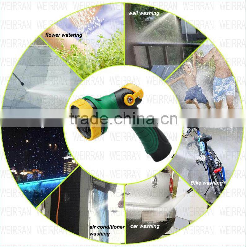 (74150) 8 water patterns flexible garden rotary 360 degree spray cleaning nozzle