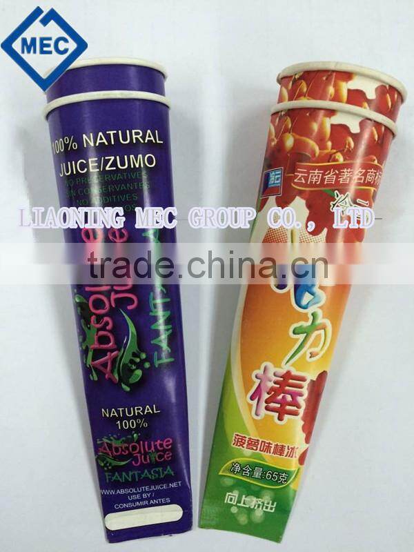 190mm Ice cream calippo tube