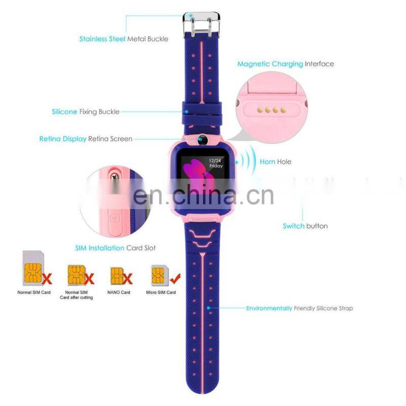 Smart Watch Q12 Luxury Boys Multi Functional Smartwatch Silicone Fitness Tracker smart watch band sport watch smart