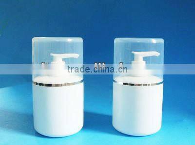 empty plastic PET juice bottle with aluminum cap