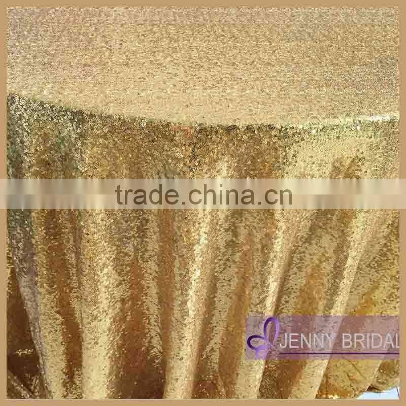 SQN#23 Luxury wholesale cheap round table cloths sequin table cloth for wedding