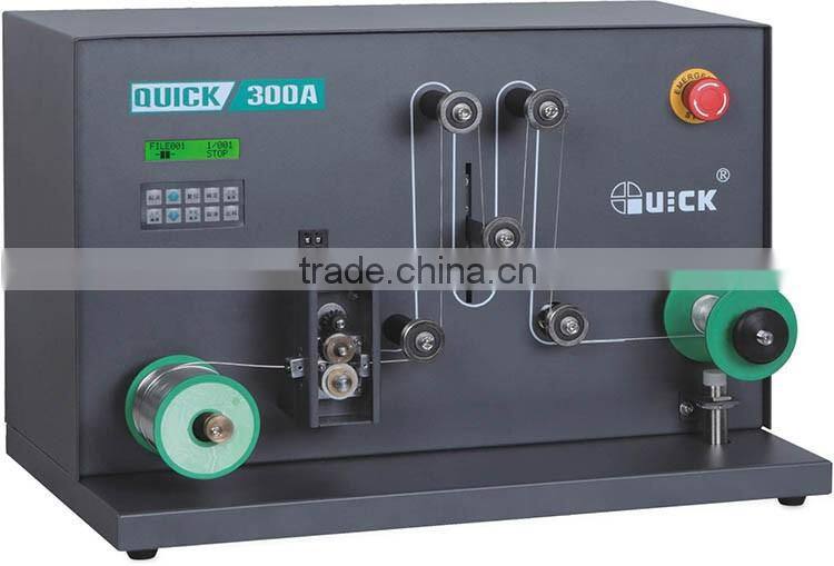 QUICK 300A auto solder wire breaking and rolling station