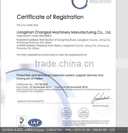 casting fifth wheel(2# 50mm/ 3.5# 90mm) of semi trailer/truck