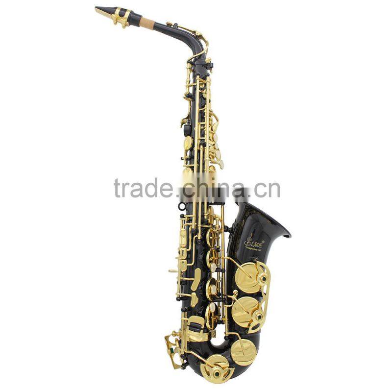 Plastic baby saxophone silver metal alto saxophone
