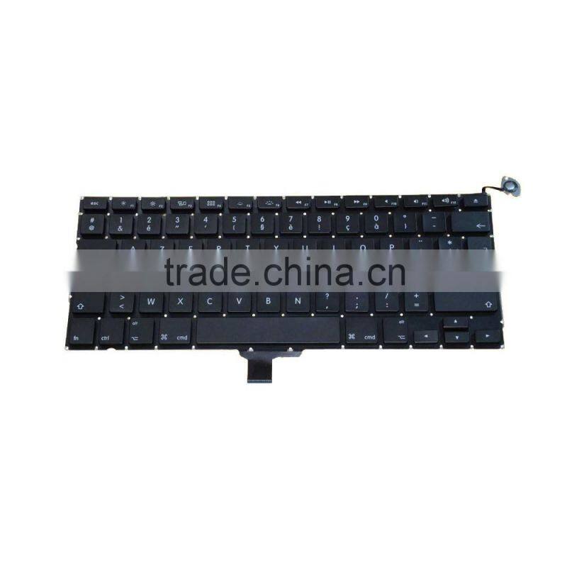 Shenzhen New FR french Layout Laptop Replacement Keyboard For Laptop Apple MacBook Pro 13" A1278 2009-2012