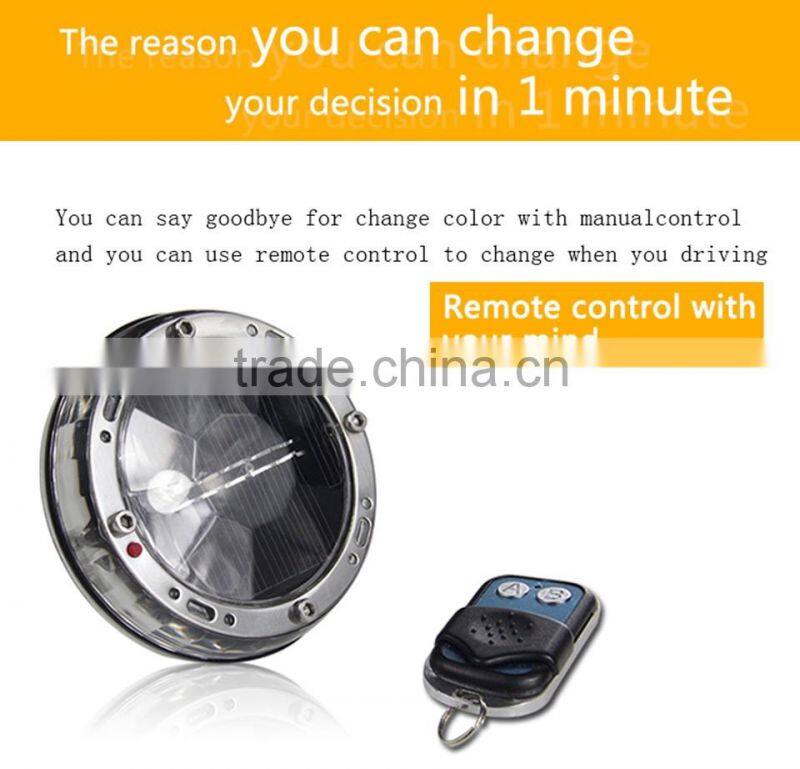 Car Styling!4pcs Solar Energy Power LED Car Wheel Led Solar Powered shinning wheels hub light waterproof