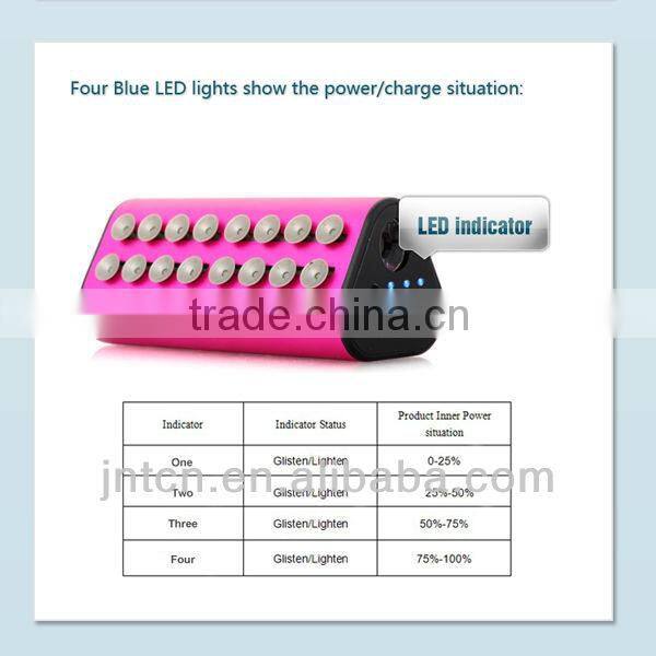 6000-8400mAh unique Trilateral+Cupula high capacity portable USB mobile phone charger power bank for Smartphones MP014