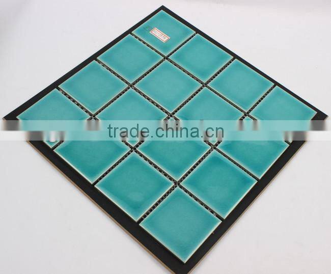 73*73mm green pool bottom mosaic