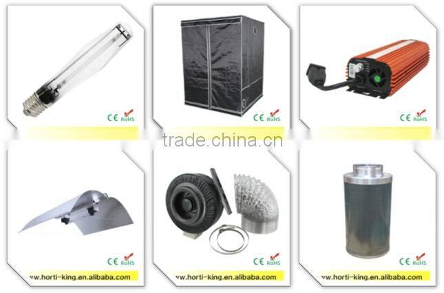 Horticulture grow tent kit, high effiency electronic ballast, double ended HID grow light