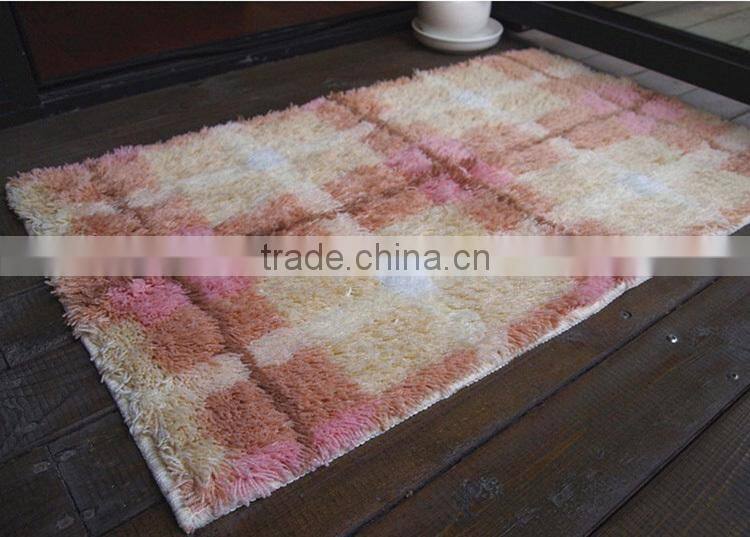 High quality door useful design non-slip washable rugs acrylic