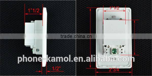 double US america Jingze universal electrical wall outlet usb wall plate/receptacle/outlet with usb output