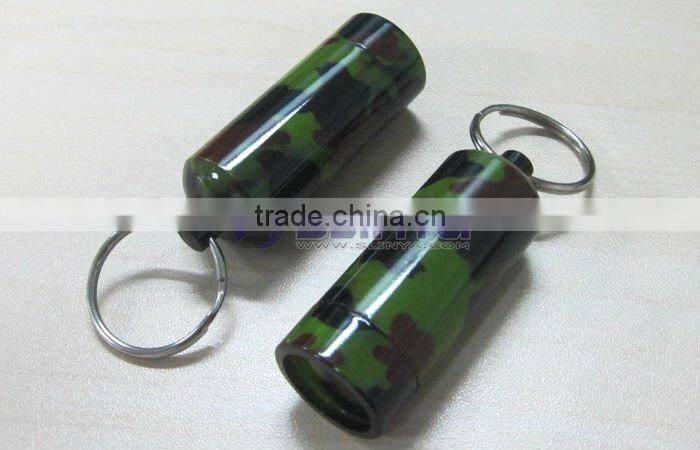 8cm 5cm 3cm Size Camouflage Metal Customized Medicine Waterproof Pillbox