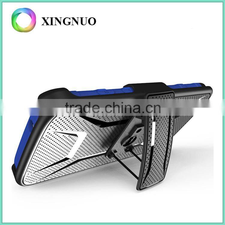 Rugged Armor Holster Case Cover Case for Moto X3 With Kickstand and Locking Belt Swivel Clip