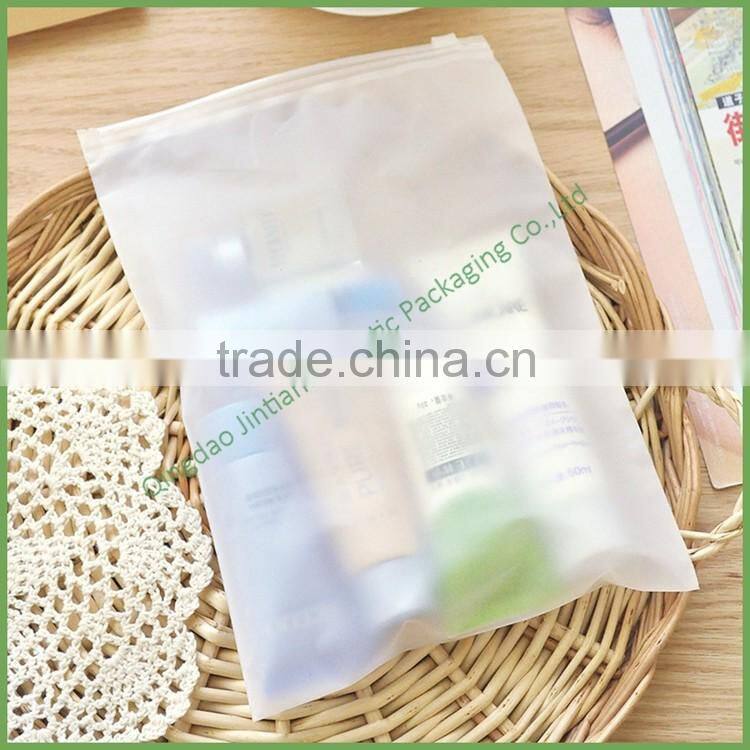 Wholesale Customized Slidder Zip Lock Frosted Plastic Packaging Bag