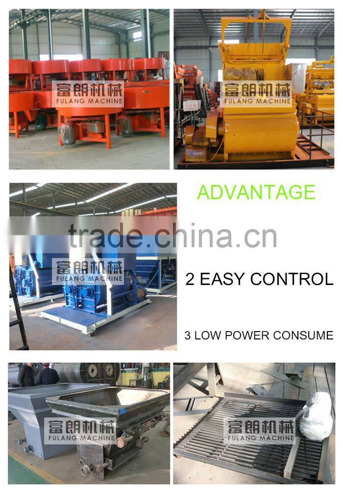 concrete block making machine with high viberating force/how to make a clay brick QT40-2