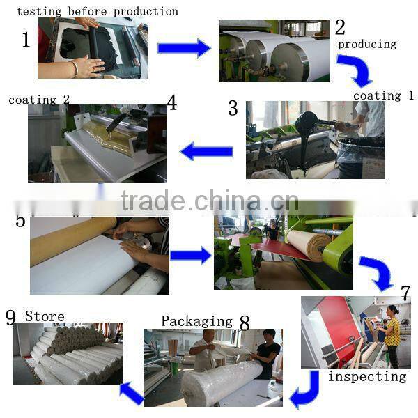 4-way stretch elastic pu synthetic leather for women's winter pants