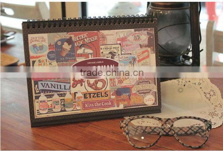 2016 The latest desktop calendar new design desk calendar printing