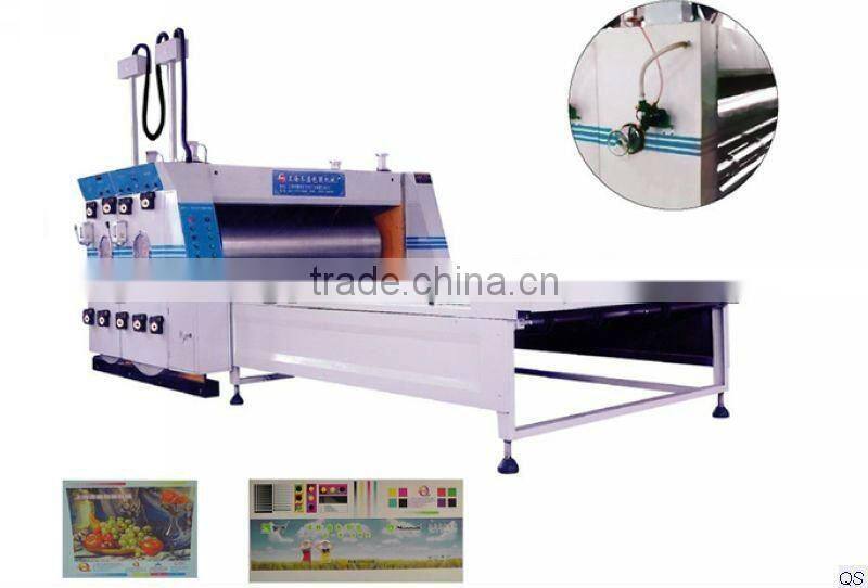 Semi automatic corrugated carton 4 colour flexo printing machine